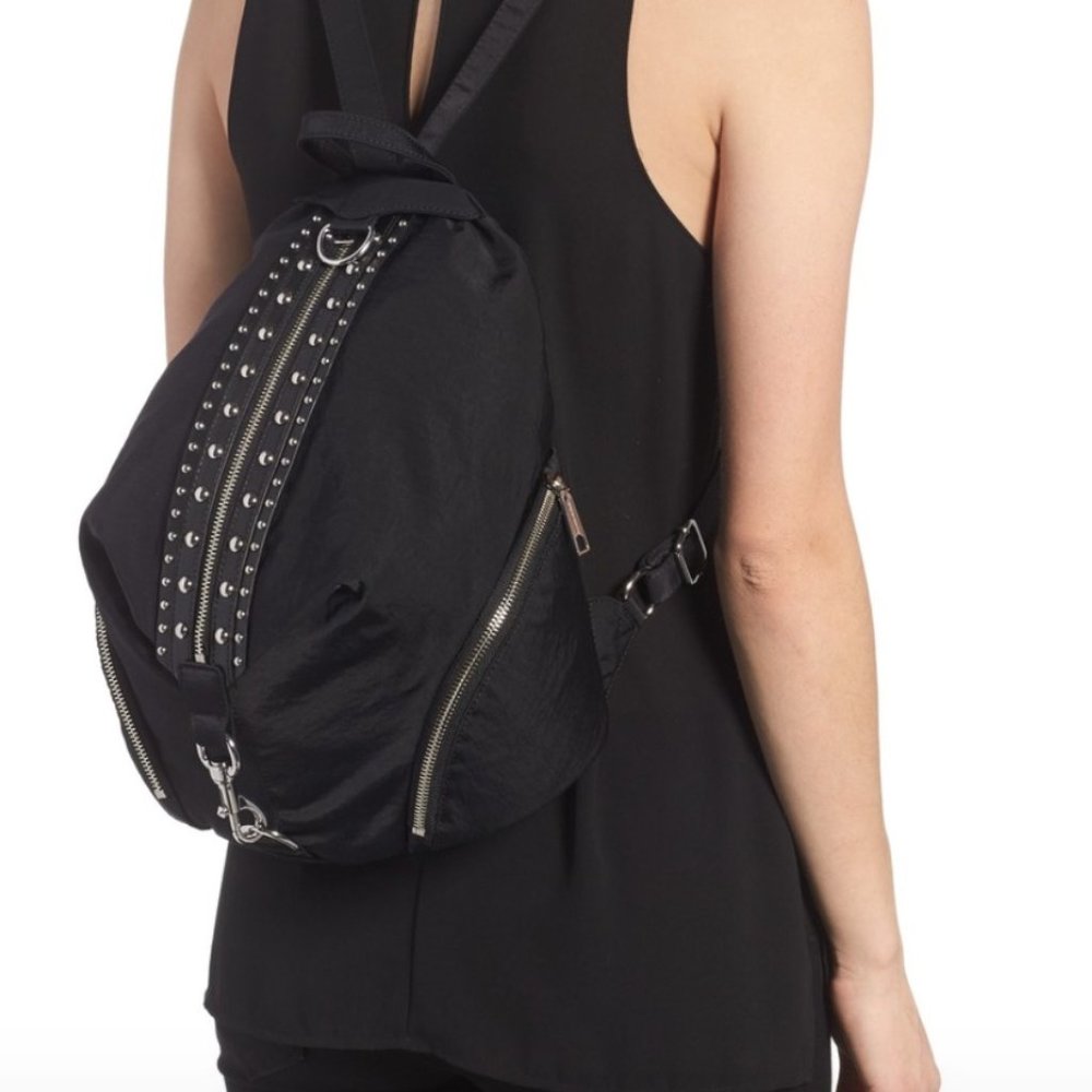 Rebecca Minkoff Julien Studded Nylon Backpack